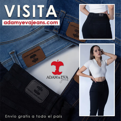 Passion Skinny Vaquero, Cintura Muy Alta, Black